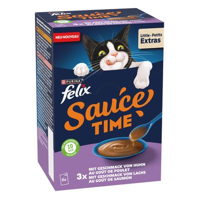 Purina Felix Sauce Time mix smaków w sosie 40 g × 6