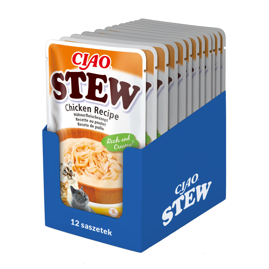 Inaba Ciao Stew kurczak w bulionie 40 g × 12