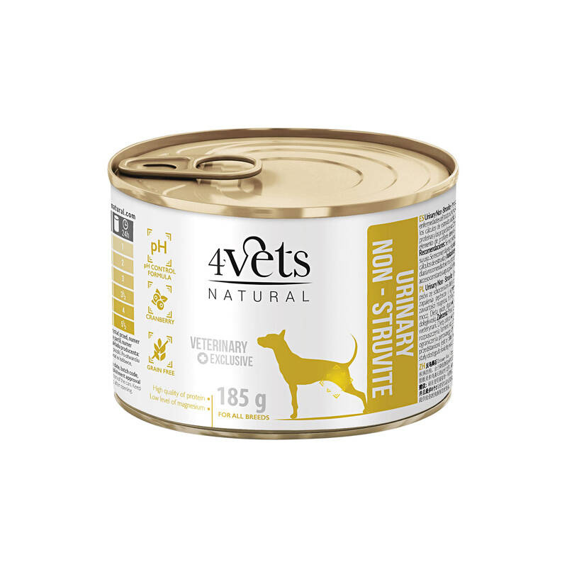4Vets Natural Urinary Non-struvite indyk, jajko, wołowina 185 g