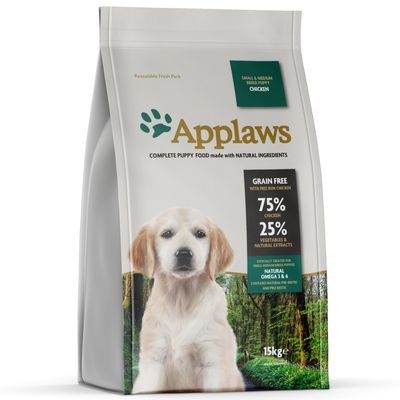 Applaws kurczak puppy małe i średnie rasy 15 kg