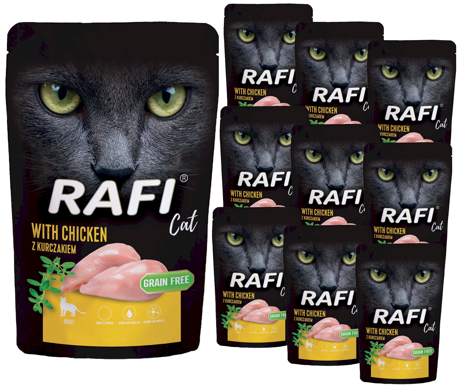 Dolina Noteci Rafi kurczak pasztet adult 100 g × 10