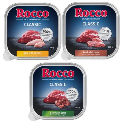 Rocco Classic dziczyzna, jagnięcina, kurczak, wołowina adult 300 g × 9
