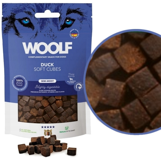 Woolf Soft Cubes kaczka 100 g