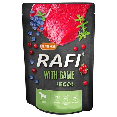 Rafi dziczyzna adult 300 g × 20