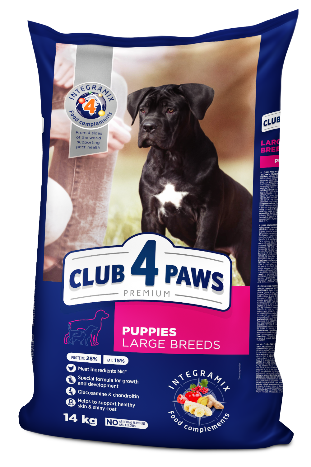 Club 4 Paws Premium kurczak puppy duże rasy 14 kg