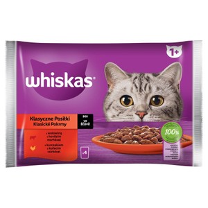 Whiskas mix smaków kawałki adult 85 g × 4