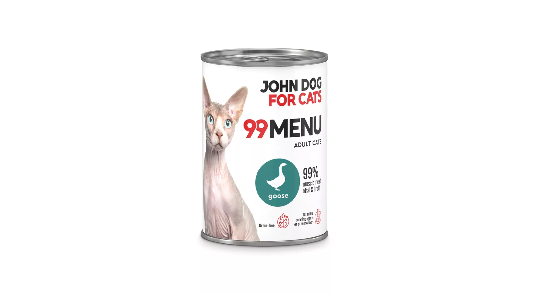 John Dog 99 Menu gęś w galaretce adult 400 g × 6
