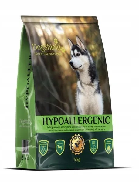 DogShield Hypoallergenic kurczak z ryżem 5 kg