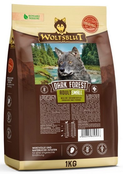 Wolfsblut Dark Forest dziczyzna małe rasy 1 kg