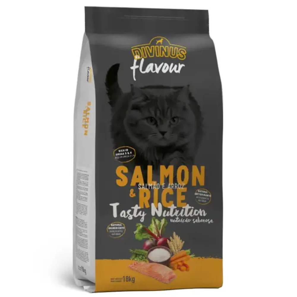 Divinus Flavour łosoś z ryżem adult 18 kg