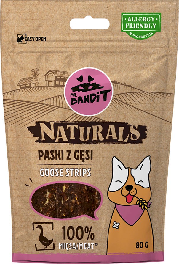 Mr. Bandit Naturals gęś 80 g