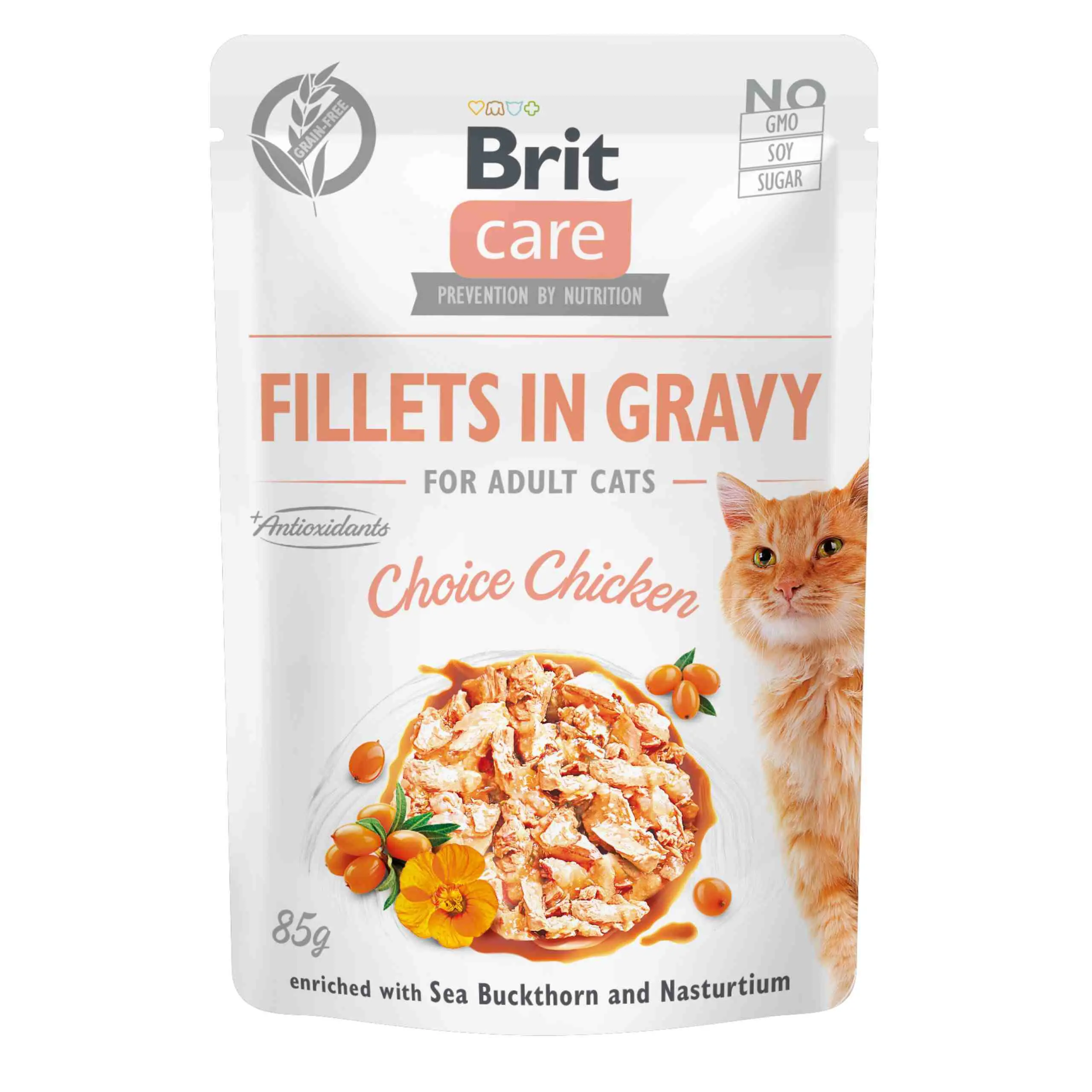 Brit Care kurczak w sosie adult 85 g