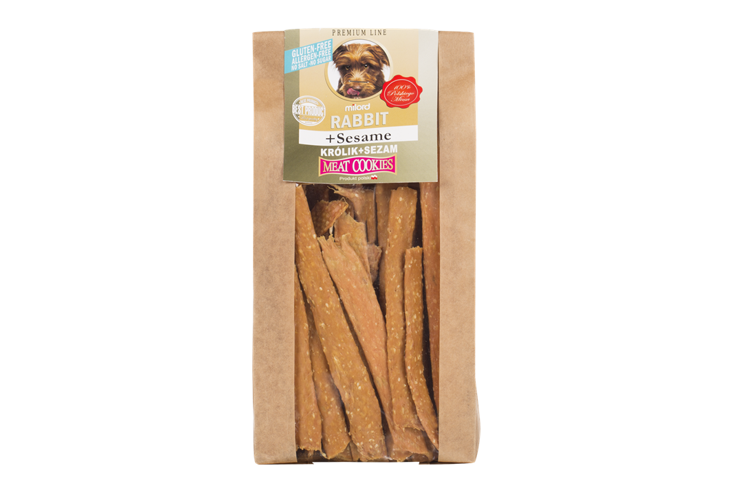 Milord ciastka z sezamem królik 80 g