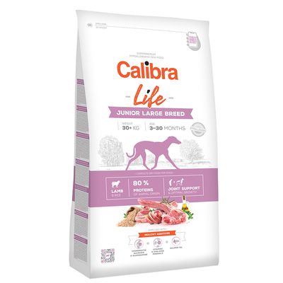 Calibra Life jagnięcina junior duże rasy 12 kg × 2