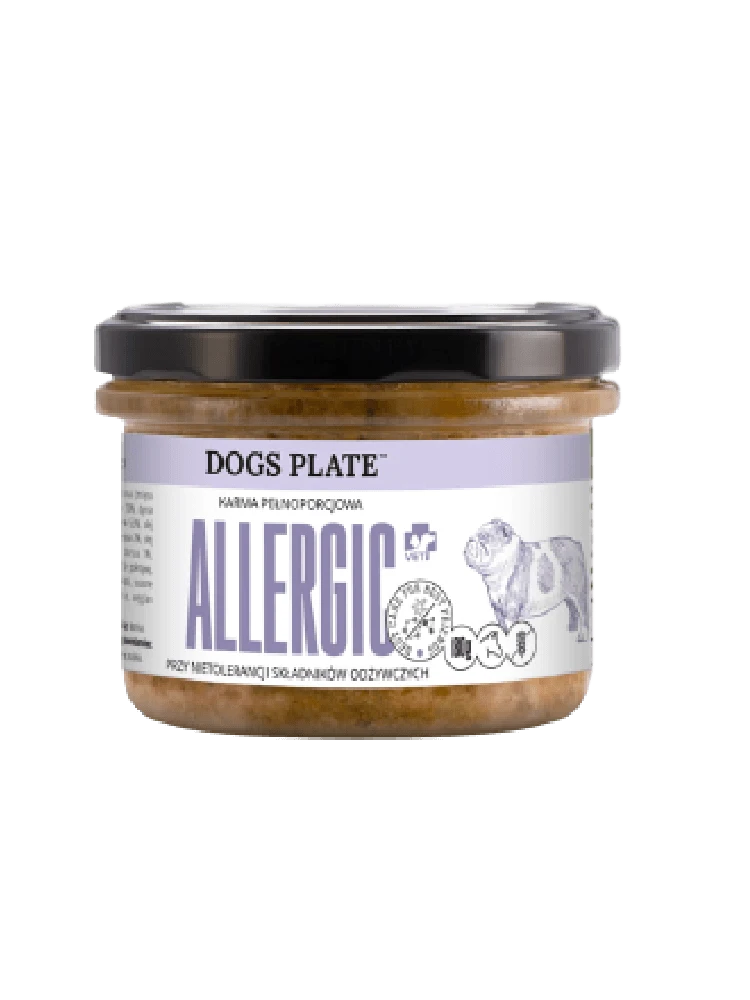 Dogs Plate Vet Allergic konina adult 180 g