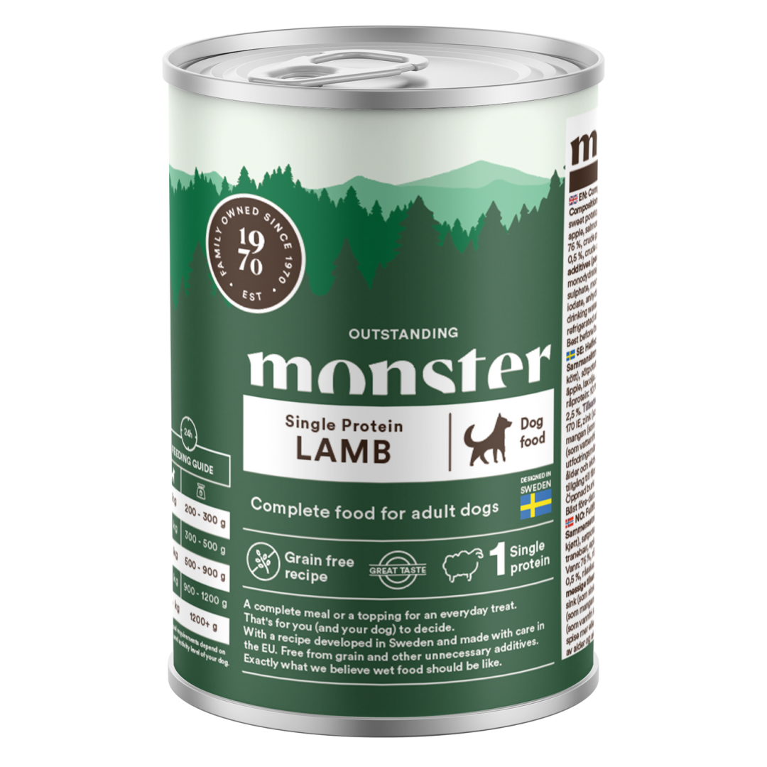 Monster Single Protein jagnięcina adult 400 g