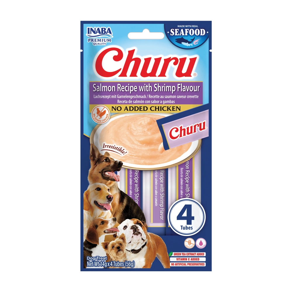 Inaba Churu krewetka, łosoś 14 g × 4