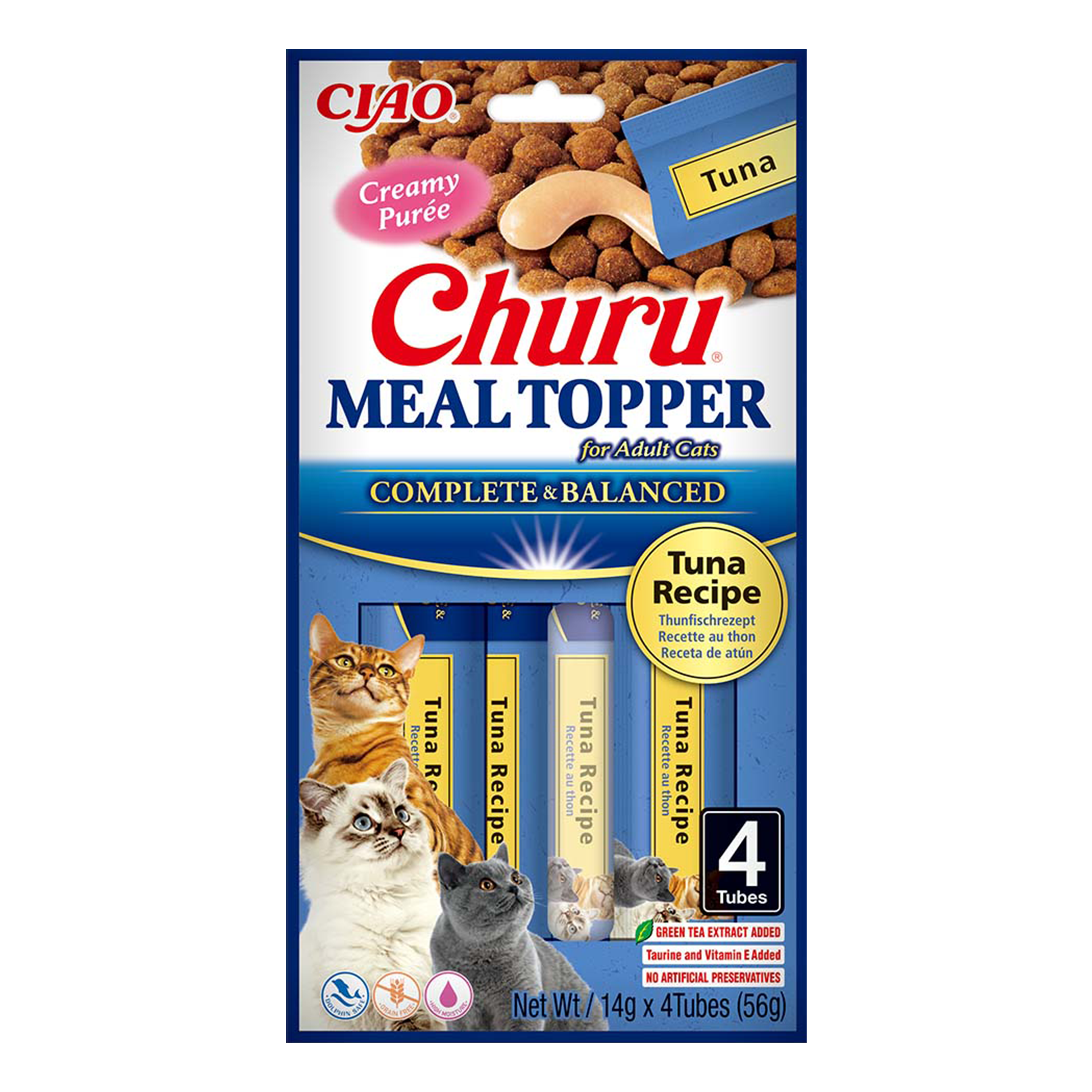 Inaba Meal Topper tuńczyk pasztet adult 14 g × 4
