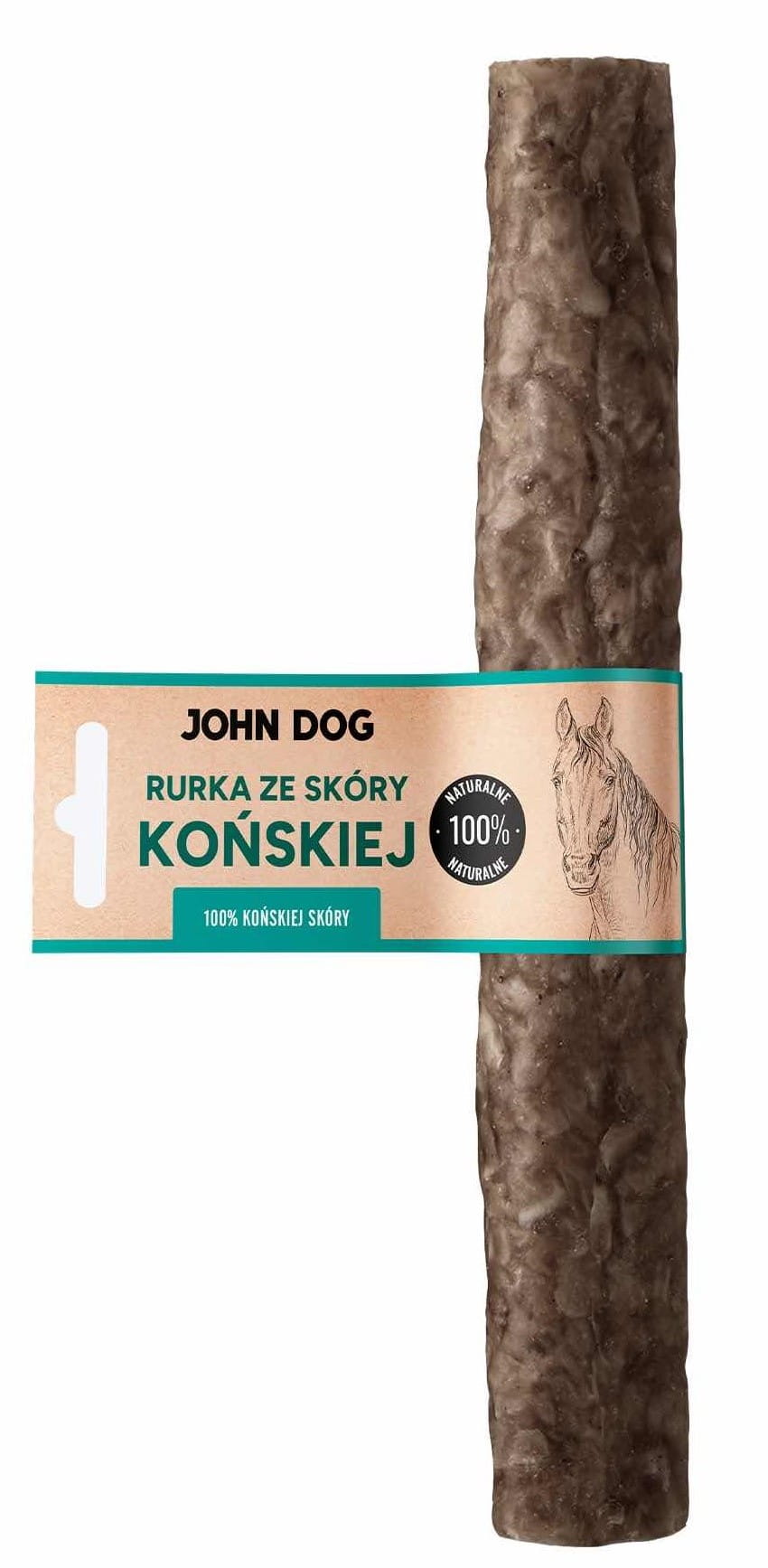 John Dog rurka ze skóry końskiej 25 cm