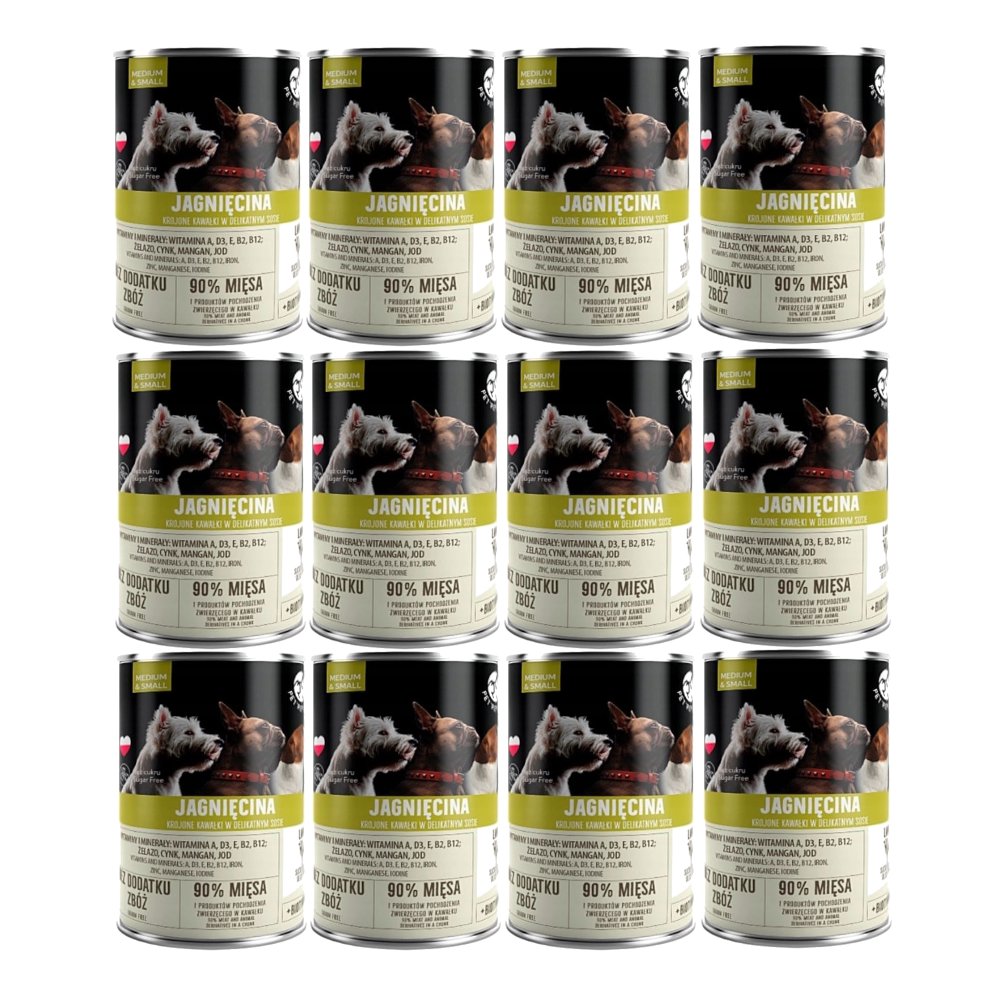 PetRepublic jagnięcina adult 400 g × 12