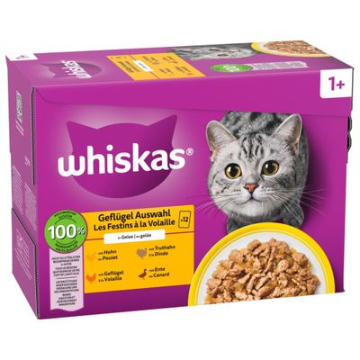 Whiskas mix smaków w sosie adult 85 g × 12