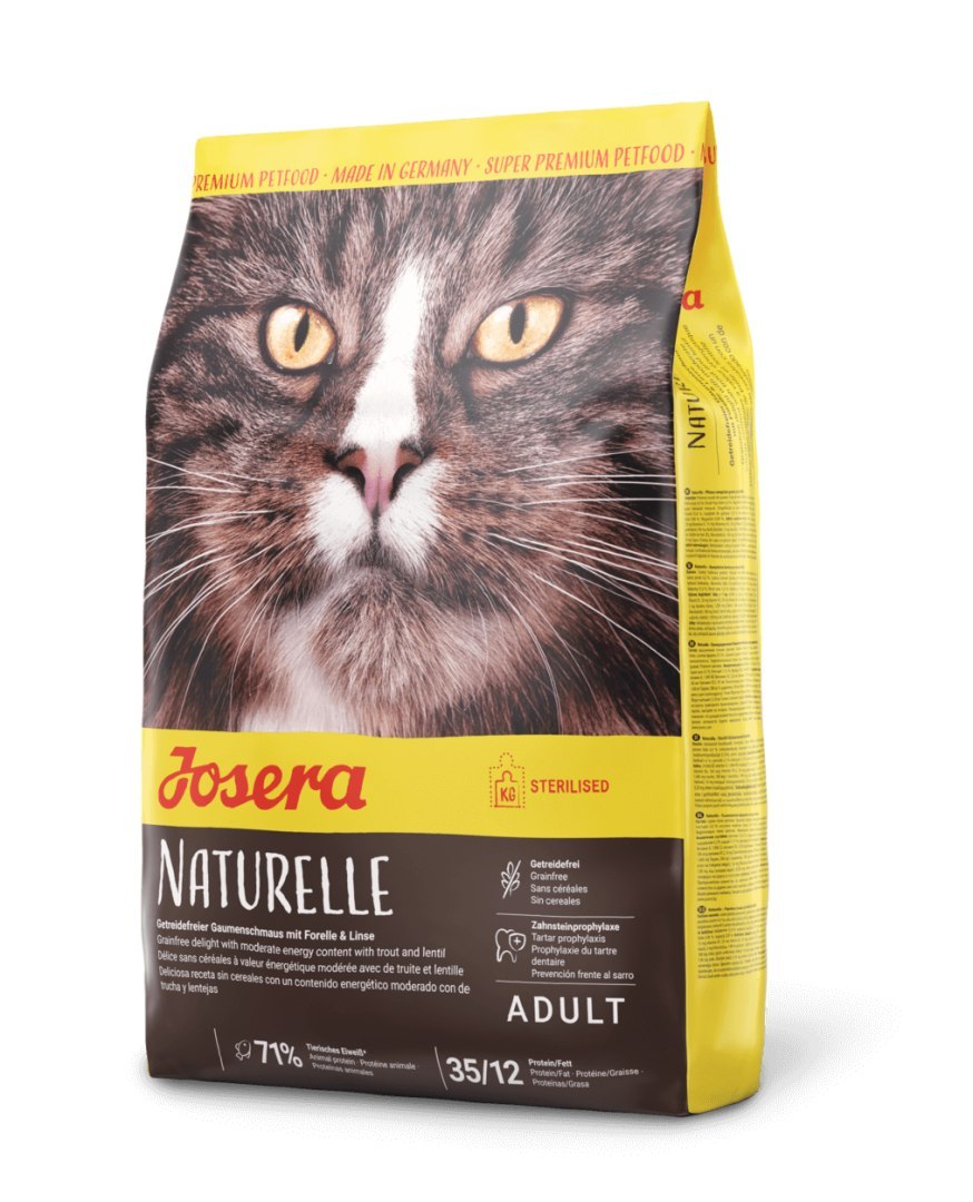 Josera Naturelle Sterilised pstrąg z soczewicą adult 400 g