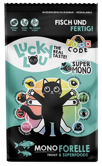 Lucky Lou Food Code Mono pstrąg 750 g
