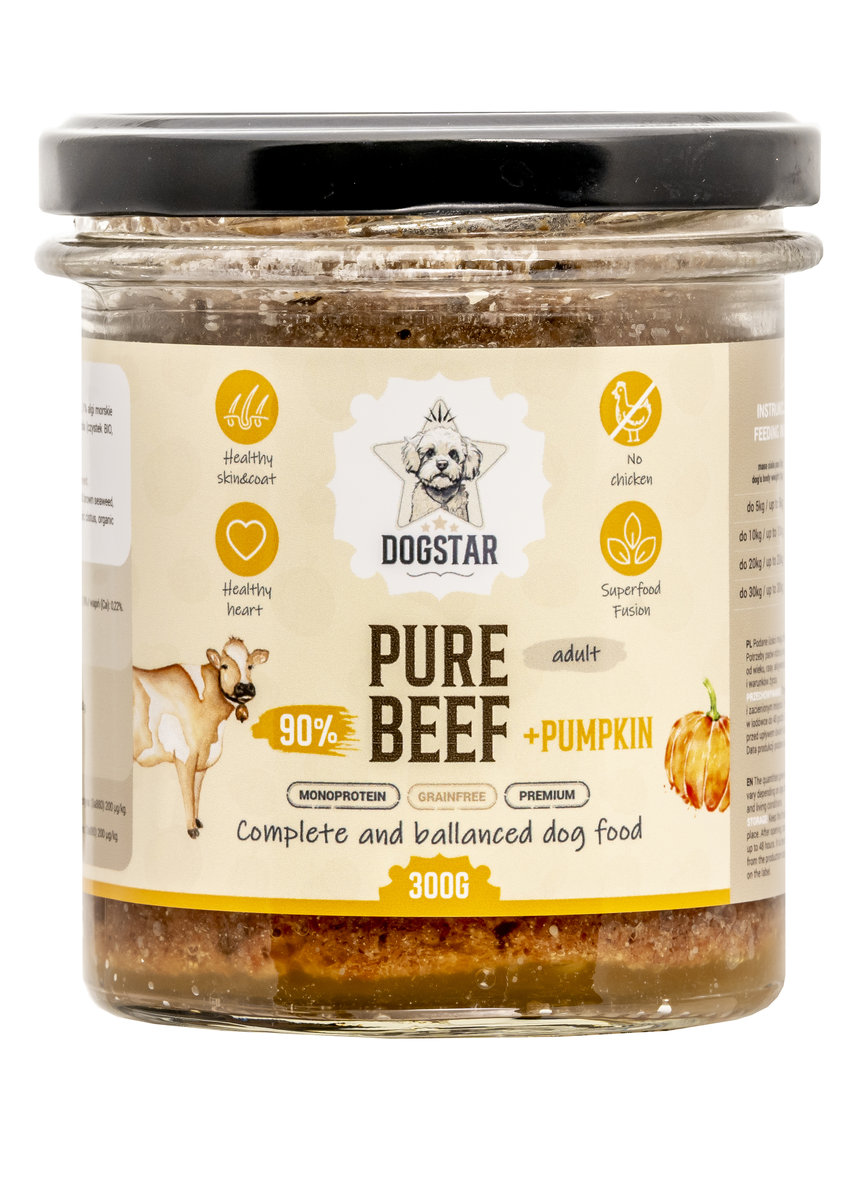 Dogstar wołowina z dynią adult 300 g