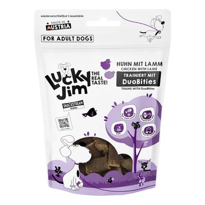 Lucky Jim DuoBities jagnięcina, kurczak 70 g