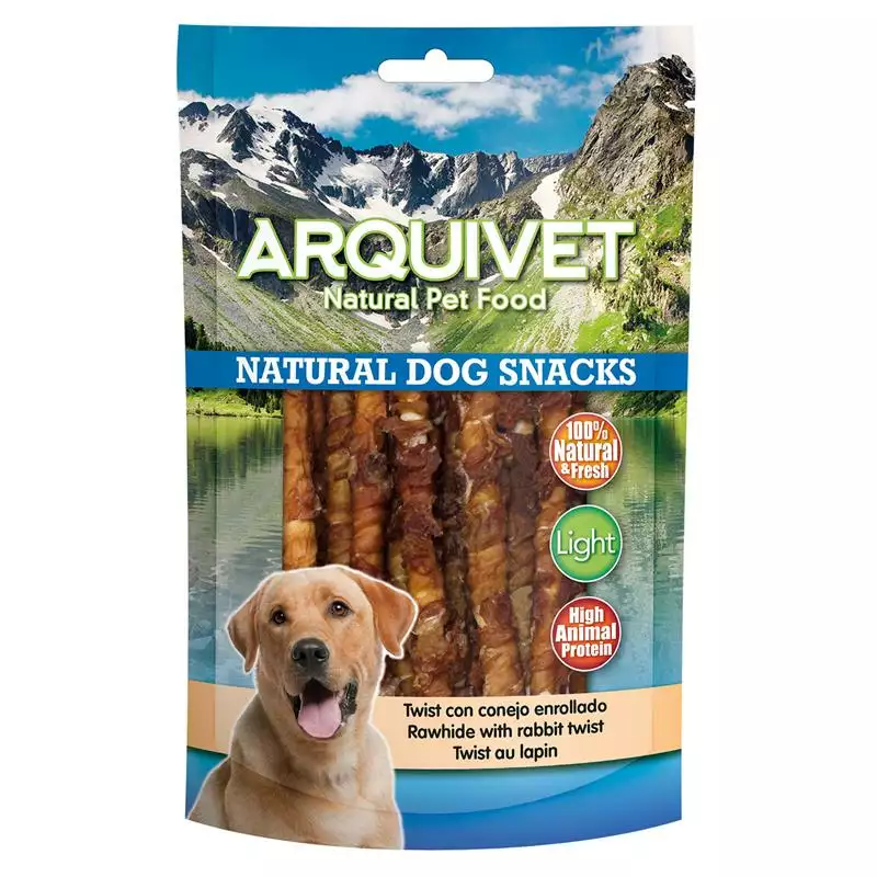 Arquivet Naturalne patyczki owinięte królikiem 100 g