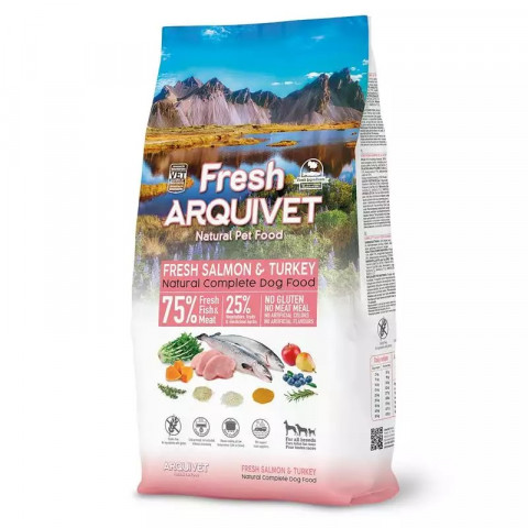 Arquivet Fresh indyk, łosoś adult 2,5 kg