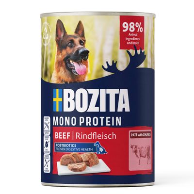 Bozita Monoprotein wołowina adult 400 g × 6