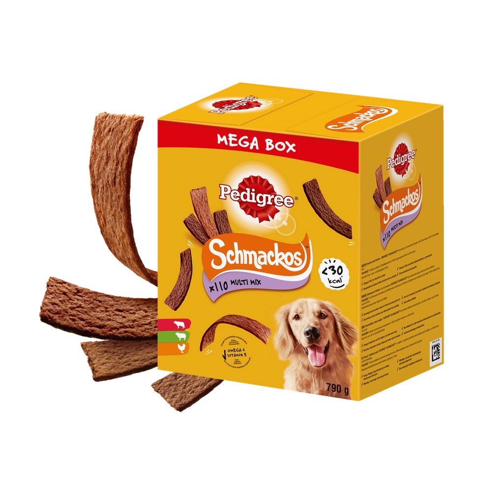 Pedigree Schmackos drób, jagnięcina, wołowina 158 g × 5