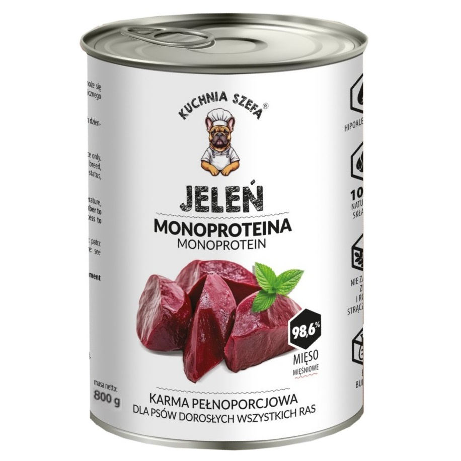 Kuchnia Szefa Monoproteina jeleń 800 g