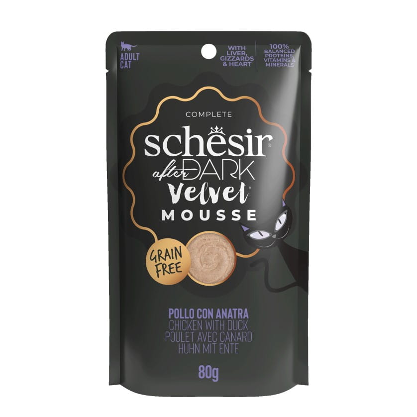 Schesir After Dark kaczka, kurczak pasztet adult 80 g