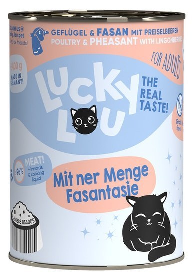 Lucky Lou Lifestage bażant, drób adult 400 g