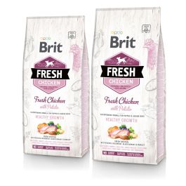 Brit Fresh kurczak puppy 12 kg × 2
