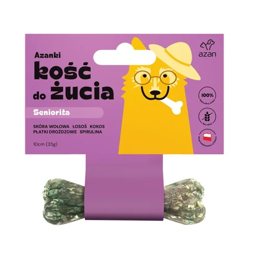 Azanki Seniorita łosoś senior 35 g
