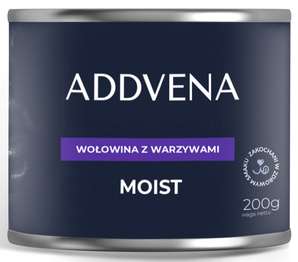 Addvena Moist wołowina z warzywami adult 200 g