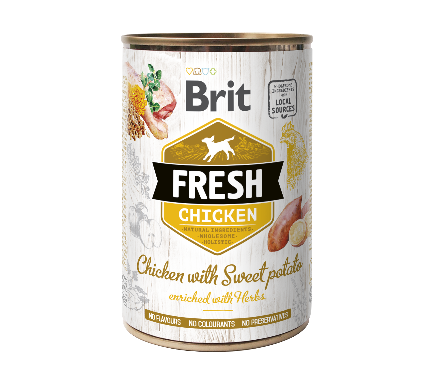 Brit Fresh kurczak z batatem 400 g