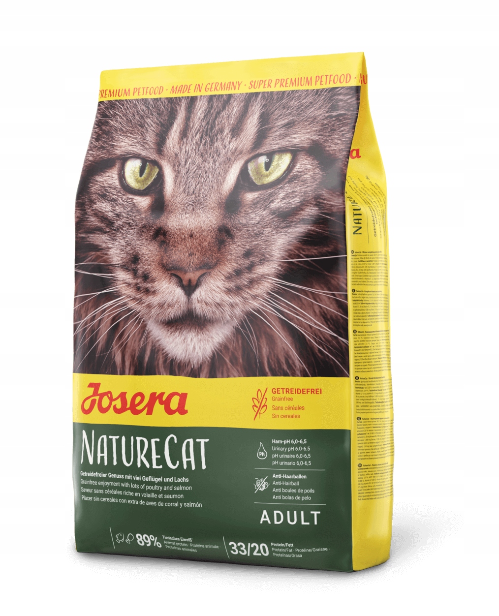 Josera NatureCat Hairball łosoś adult 2 kg
