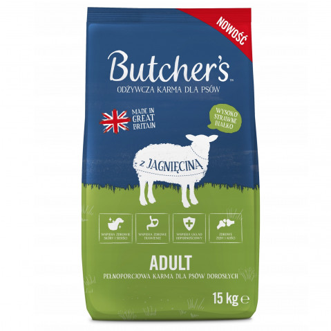 Butcher's Original jagnięcina adult 15 kg