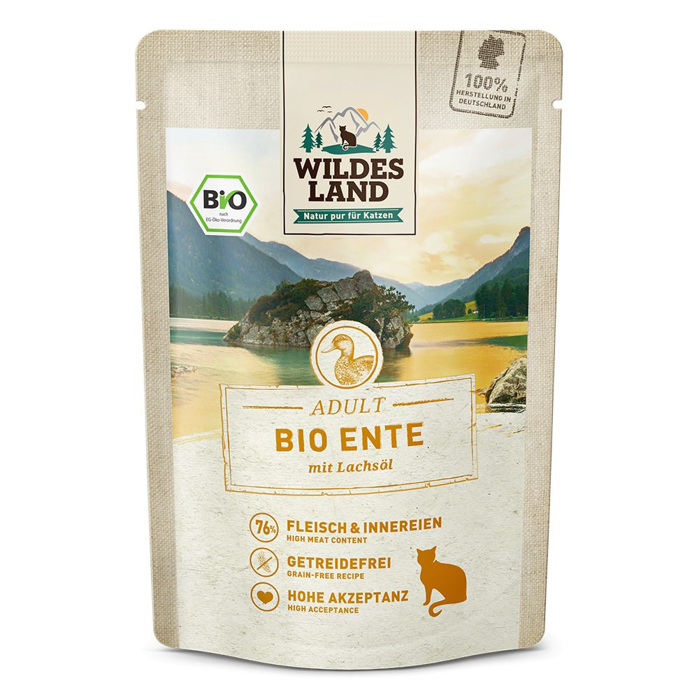 Wildes Land Bio kaczka adult 85 g