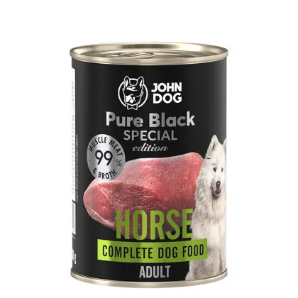John Dog Pure Black Special Edition konina adult 400 g