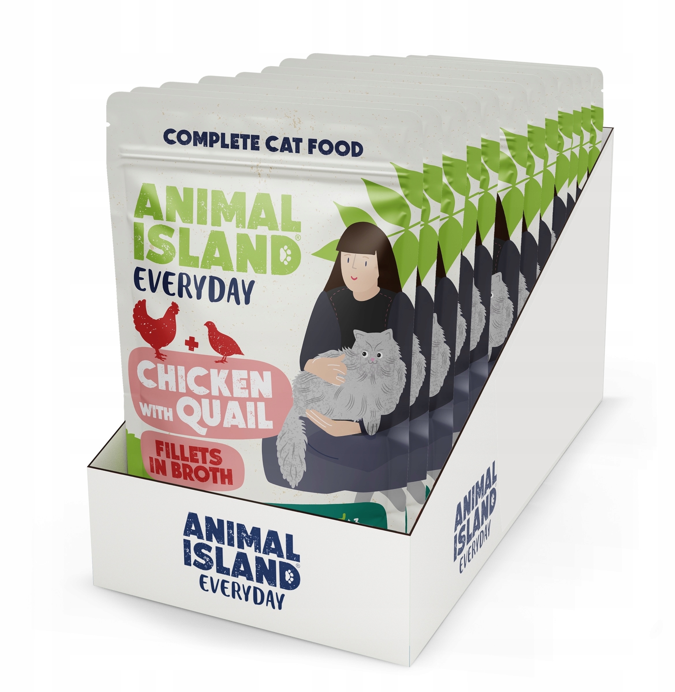 Animal Island Everyday kurczak, przepiórka 85 g × 12