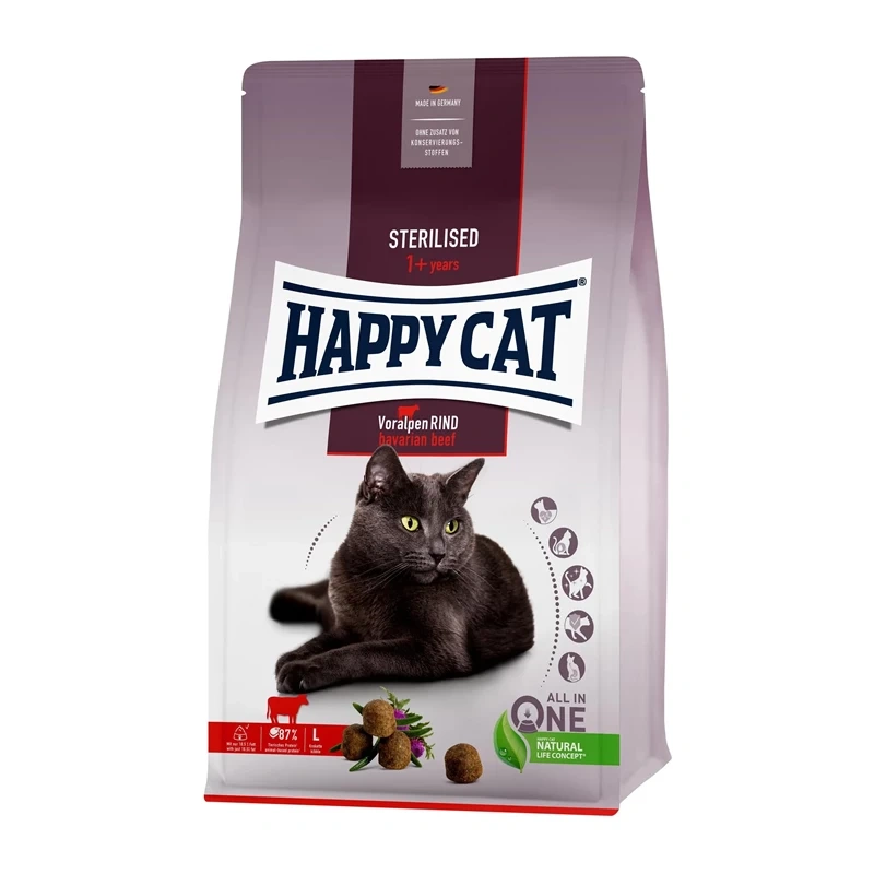 Happy Cat Sterilised wołowina adult 4 kg