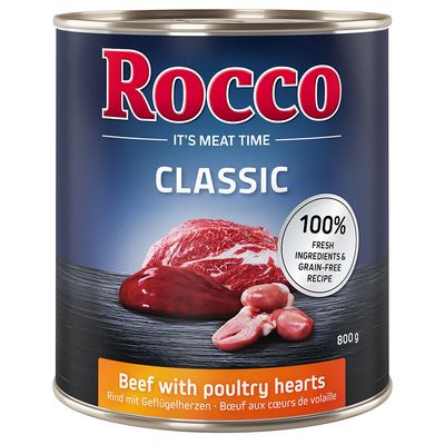 Rocco Classic drób, wołowina adult 800 g × 6