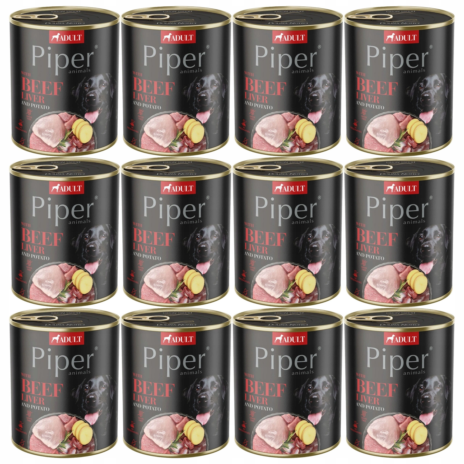 Piper wątróbka wołowa 800 g × 12