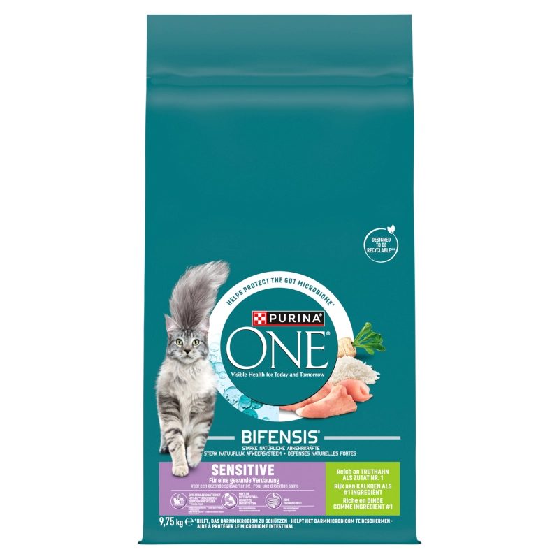 Purina ONE Sensitive indyk adult 9,75 kg