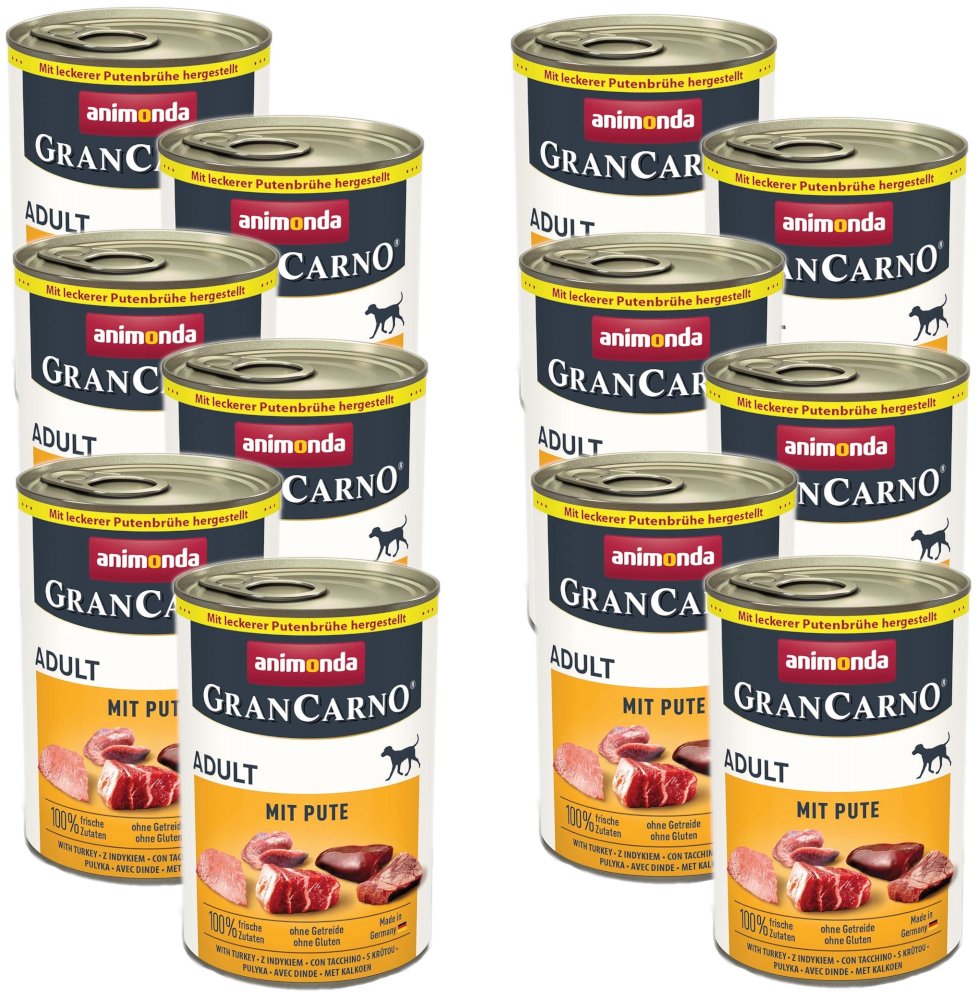 Animonda GranCarno indyk adult 400 g × 12
